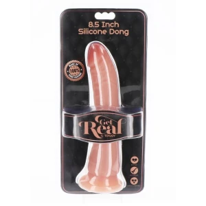GET REAL - СИЛИКОНОВЫЙ ФАЛЛОИМИТАТОР 21 СМ КОЖА